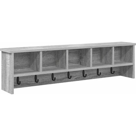 Maison Exclusive - Wandmontierter nachttisch Wandhalterung Graues (1/5)