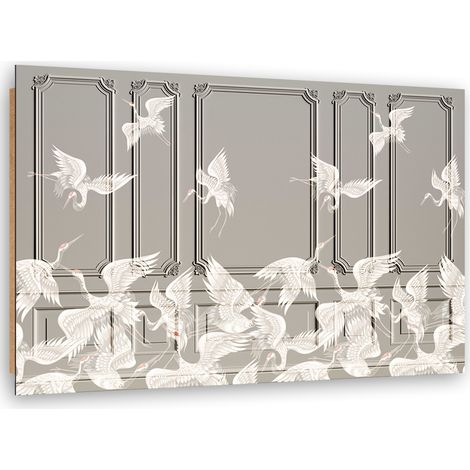 Quadro deco panel, Gru in volo - 90x60 (1/5)