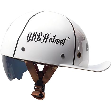 Casco De Con Gorra Béisbol, Medio Elegante Cara Abierta Visera (1/5)