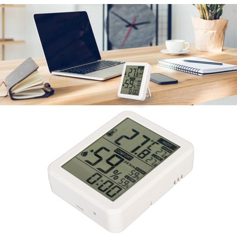 HT682 Intelligentes Thermometer und Hygrometer, multifunktionales elektronisches Wandthermometer (1/5)