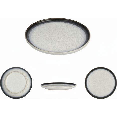 PIATTO IN CERAMICA 25 CM ELEGANTE E FUNZIONALE LINEA LUNA (1/5)