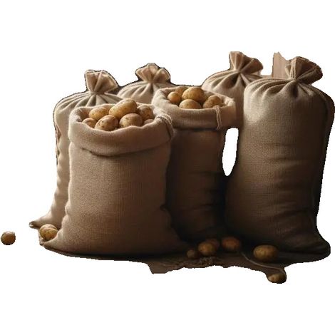 Bolsas de compra de yute, ecológicas, reutilizables, color marrón. (1/2)