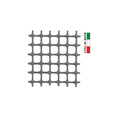 Rete In Plastica Quadra Antracite Mm.10X10 - maglia mm.10x10 - altezza cm.100