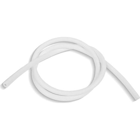 Tuyau Silicone - 1 Mètre - 4mm Intérieur - Blanc - Résistant Chaleur Huile - Auto Moto (1/3)
