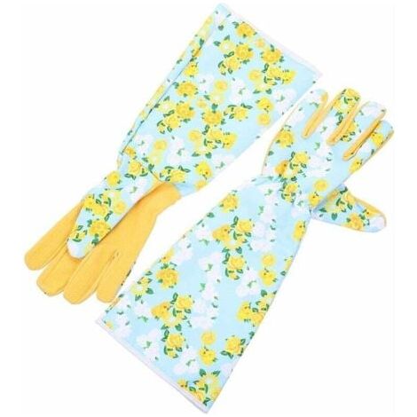 Gants de jardinage imprimés Gants de protection des poignets à manches longues Gants d'élagage (1/5)