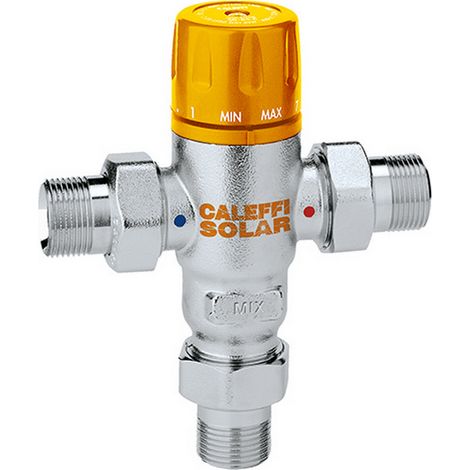 Caleffi Thermomischer einstellbar für Solar 30-65°C verchromt 1/2" 252140
