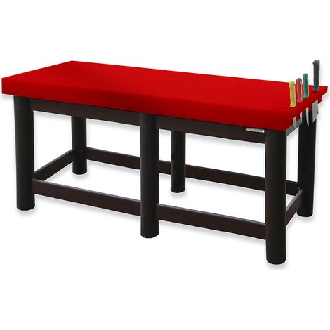 Table de boucher PREMIUM entièrement en polyéthylène avec porte-couteaux - 2000 x 700 mm / GOLDINOX (1/2)