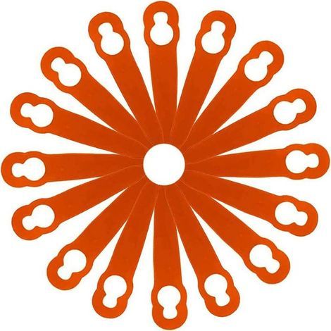 100 pièces accessoires de lames en plastique de remplacement pour STIHL Polycut 2-2 FSA 45 tondeuse à gazon coupe-herbe,Accessoire pour tondeuse et autoportée,AAFGVC (1/5)