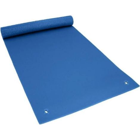 Natte Gym - 180 x 60 cm - Épaisseur 8 mm - Revêtement Antidérapant - Bleu - 1 Pièce