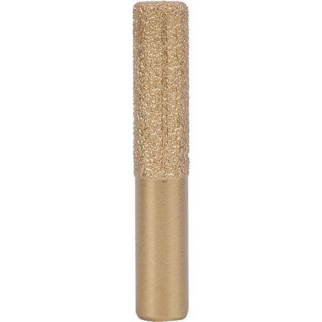 Fraises diamantées Zoternen à tige droite brasées à l'or pour marbre, quartz, pierre, couteau à joint 12,7 x 13,5 75 mm (1/4)