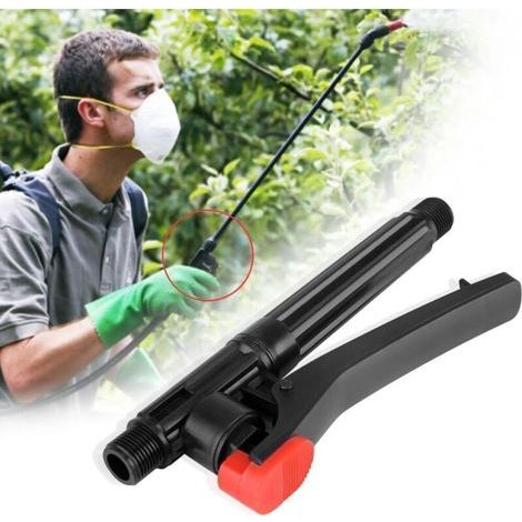 Rucksprühgerät-Griff, automatisch arretierender Sprühschalter, Gartenschlauchpistole, Gartenzubehör, Unkrautbekämpfung, Schädlingsbekämpfung, Landwirtschaft, Bewässerung, Bewässerungssystem (1/5)