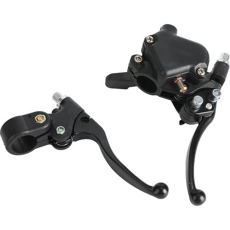 Lever of brake to the inch, lever of motorcycle black left right handle comfortable universal for ATV with handlebar of 22 mm (1/5)