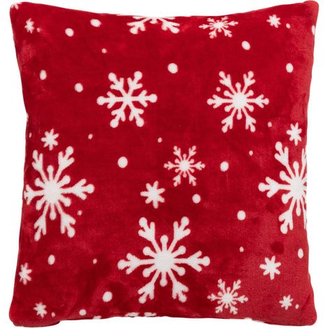 Cojín de escamas rojas 40x40cm - Feeric lights & christmas