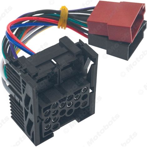 Câble ISO double extrémité pour systèmes audio de voiture, compatible avec BMW 2000+/Land Rover 2001+/MINI 2003+. (1/4)