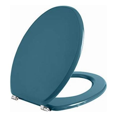 Wirquin 20722727 Sedile WC Woody 100% fsc, blu (1/4)