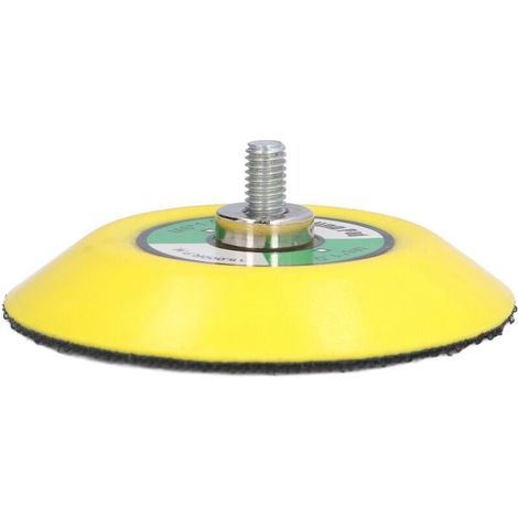 Placa de soporte autoadhesiva para lijadora neumática, pulidora, almohadilla de PU para lijado y pulido, rosca M6x1 de 3 pulgadas, 15.000 RPM - Crezuo