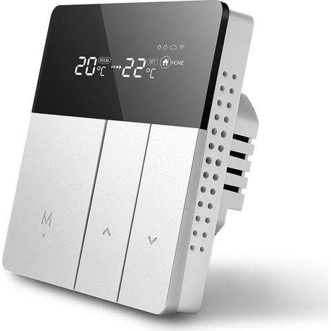 Chauffage au sol électrique pour thermostat WiFi TRV eau gaz chaudière (16A) (1/4)
