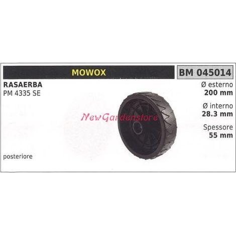 Ruota posteriore MOWOX rasaerba tosaerba tagliaerba PM 4335 SE 045014