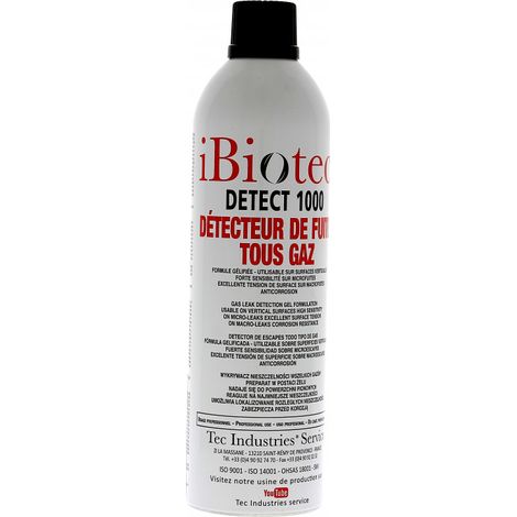 Détecteur de Fuites Detect 1000 Ibiotec en Aérosol 400mL