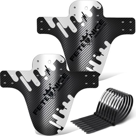 Garde-boue VTT Paquet de 2 Garde-boue de Vélo Avant et Arrière Réglable Protection Boue pour Cyclisme Accessoires Vélo Route VTT (1/5)