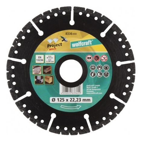 Craft Pro Disco de corte de diamante múltiple 125 mm