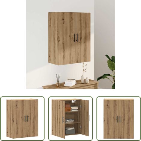 Holzschrank - Wandschrank Artisan-Eiche 69,5x34x90 cm (1/5)