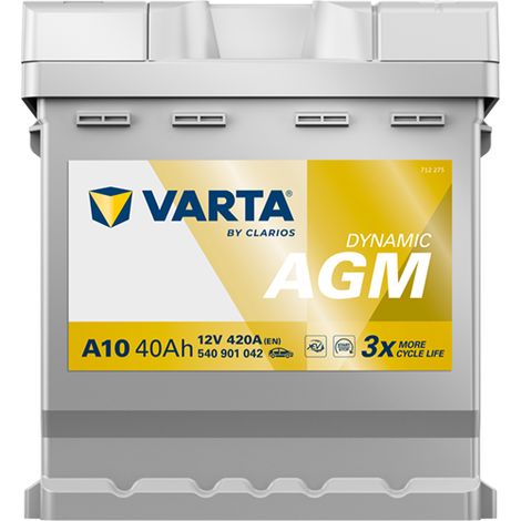 Batterie Auto VARTA Dynamic AGM A10 - 12V 40AH 420A - Start-Stop (1/2)