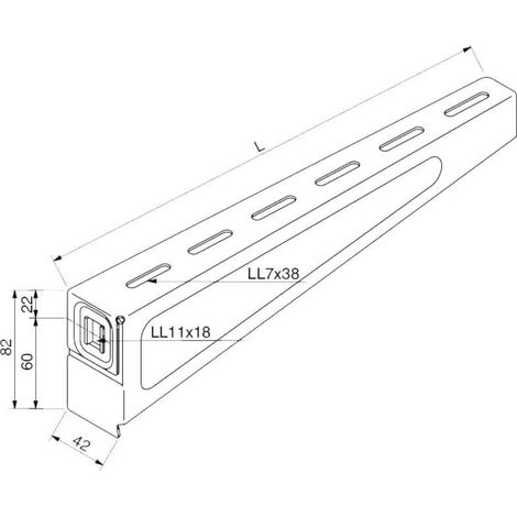 Rico Ausleger 100mm 1,5 kN 15B3-100-V