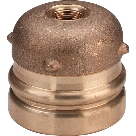 Viega Bouchon d&39étanchéité Sanpress XL 353384 88,9 mm x Rp 3/4, bronze, SC-Contur