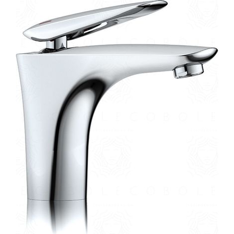 Rubinetto lavabo monocomando cromo Afrodite – Boleco (1/5)