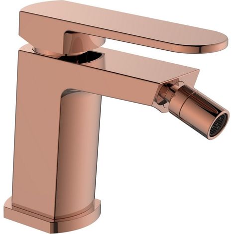 Miscelatore bidet rame lucido con piletta click clack - serie Venere (1/2)