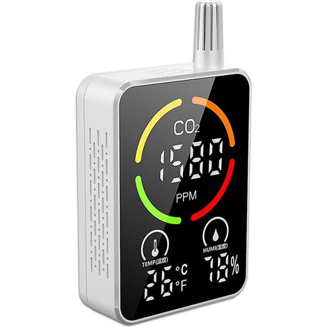 3-in-1-Halbleiter-Infrarot-CO2-Temperatur- und Feuchtigkeitssensor mit Digitalanzeige