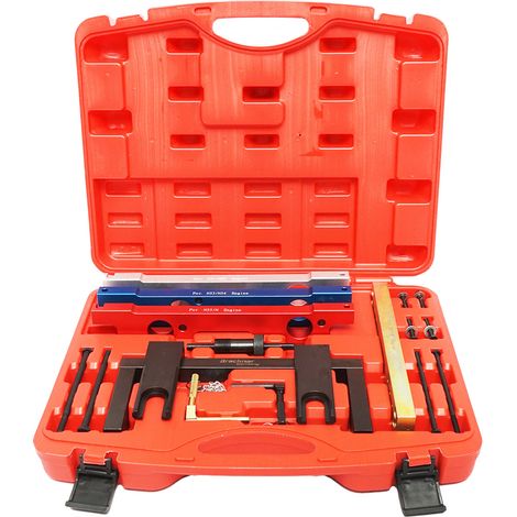 Kit di bloccaggio e fissaggio della cinghia di distribuzione BMW N51, N52, N53, N55 Breckner Germany (1/4)