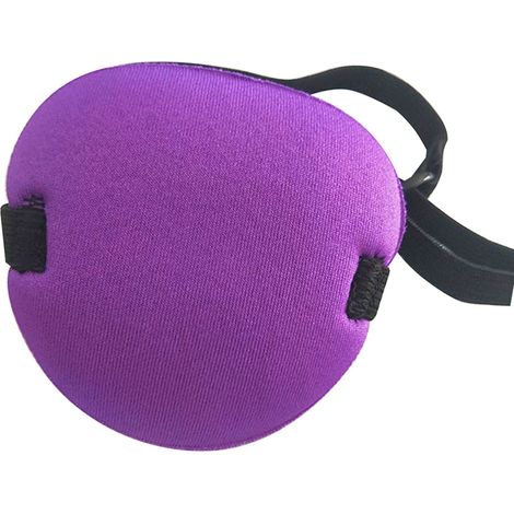 Masque oculaire individuel ajustable, doux et confortable, cache-œil 3D pour adultes et enfants (1/5)
