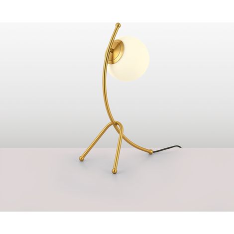 Tischlampe mit Glaskugel „Flix“