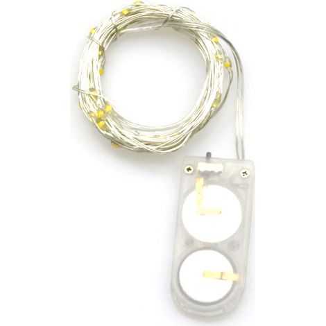 (Violet), 3 m, 30 micro-LED, guirlande lumineuse à piles, mini guirlande LED décorative pour l'intérieur, idéale pour la chambre, Noël, les mariages