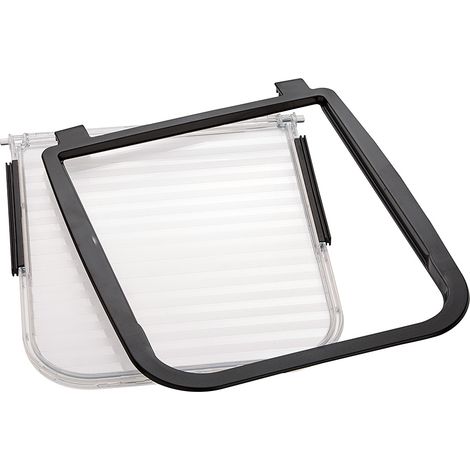 Ferplast Portina di ricambio per gatti Gattaiola Porta basculante SWING 11 Taglia Media, marrone