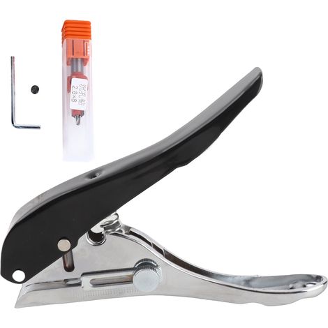 [JAMAIS UTILISÉ]Kit d'outils pour placage de chants : poinçon de 8 mm, foret à fraiser, clé et jeu d'écrous pour le travail du bois