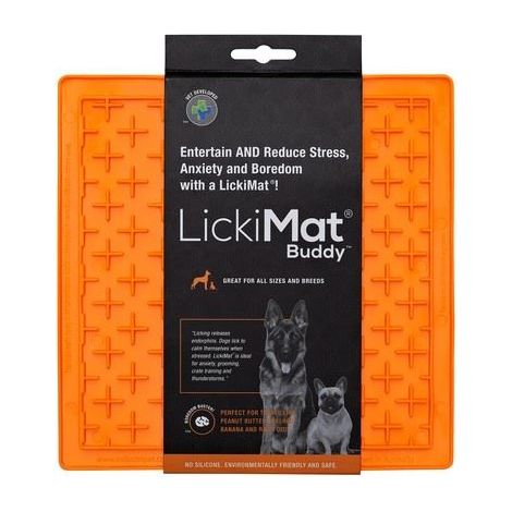 LickiMat Buddy Classic 20cm Orange- Pk 1 - 266693
