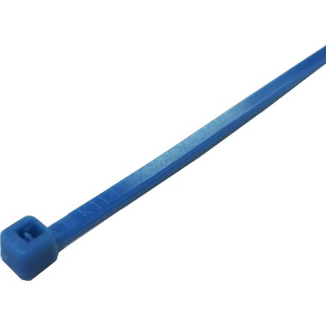 Serre-câble RS PRO 203mm x 4,6 mm Bleu en Nylon 66 ( Prix pour Sachet de 100 )