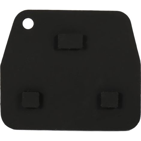 Coque de clé auto 3 boutons pour Toyota Avensis Corolla Lexus Rav4, étui de télécommande avec pad en caoutchouc (1/5)