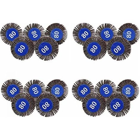 Tête de ponçage en forme de T pour meuleuse – Roue à lamelles 30 x 10 mm, polissage et décapage précis (1/5)