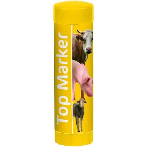 KERBL TOP MARKER LEÐ·PIZ MARKED Rinder, Gelb, 60 ml