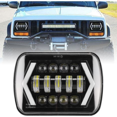 210W 6000K 21000LM H4 LED-Scheinwerfer IP67 passend für Jeep Cherokee XJ 12-24V (1/5)