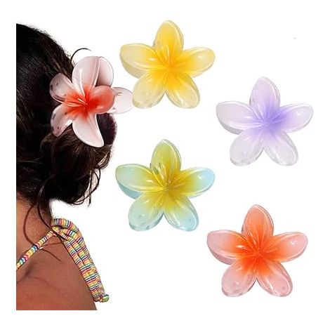 Pince à cheveux, pince à cheveux pour femme, pinces à cheveux, épingles à cheveux, pince à cheveux fleurie (1/4)