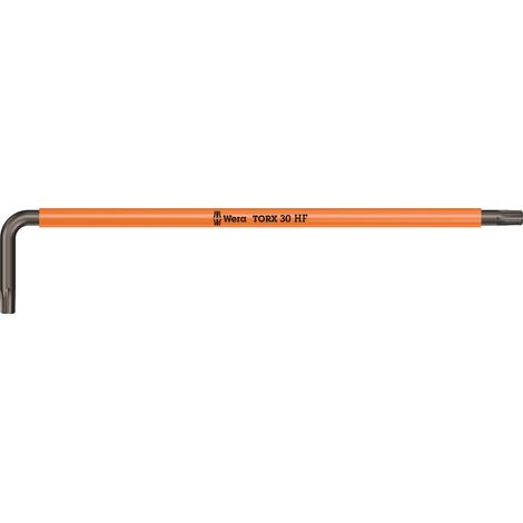 WERA 05024478001 967 SXL HF CLÉS MÂLES COUDÉES TORX, ORANGE VIF, TX 30 (1/5)