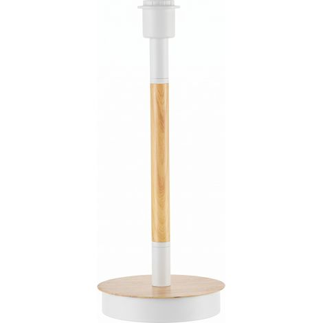 Telaio per tavolo Tropico 1xe14 Bianco/faggio 33x13x13cm