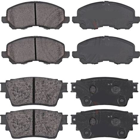 KIT PASTIGLIE FRENO ANTERIORI E POSTERIORI compatibile con SUZUKI BALENO (EG) / PASTIGLIE FRENANTI AUTO OEM P 79 010,P 79 013  P 49 015 / SOSTITUZIONE DIRETTA / BASSA POLVERE / SILENZIOSO