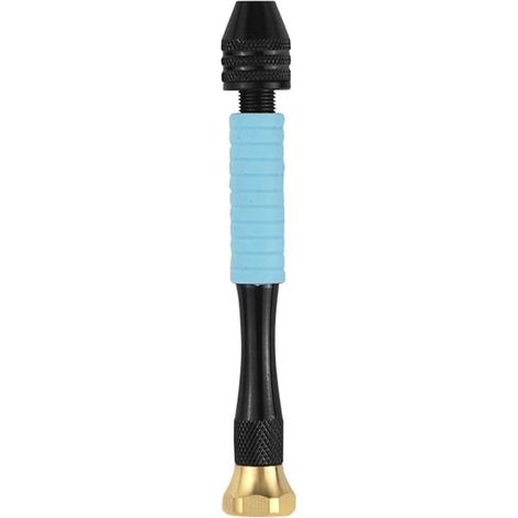 Perceuse manuelle pour le travail du bois et la fabrication de bijoux, outil rotatif avec mandrin à trois mâchoires 0,3 3,4 mm, silicone anti-adhérence loisirs créatifs sculpture (A) a - (1/5)