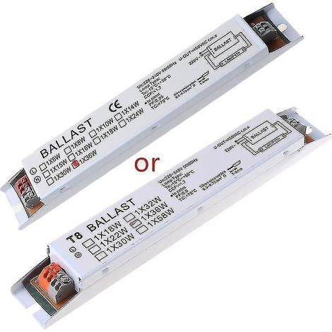 Ballast électronique 36W – Haute efficacité pour 1 lampe – Tension AC 220V – Longueur 21cm – Largeur 3cm – Éclairage intérieur (1/5)